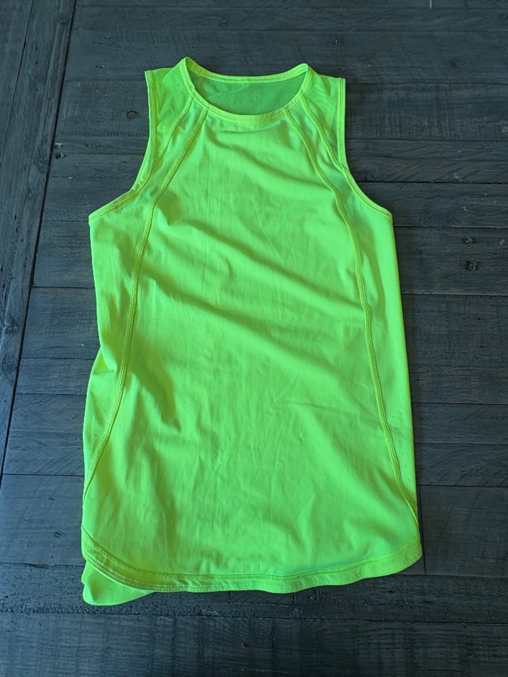 Lululemon Size 2 Neon Yellow Tank